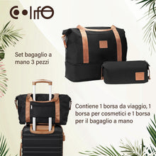 COOLIFE ABS Hartschalen Trolley Koffer Set 3tlg