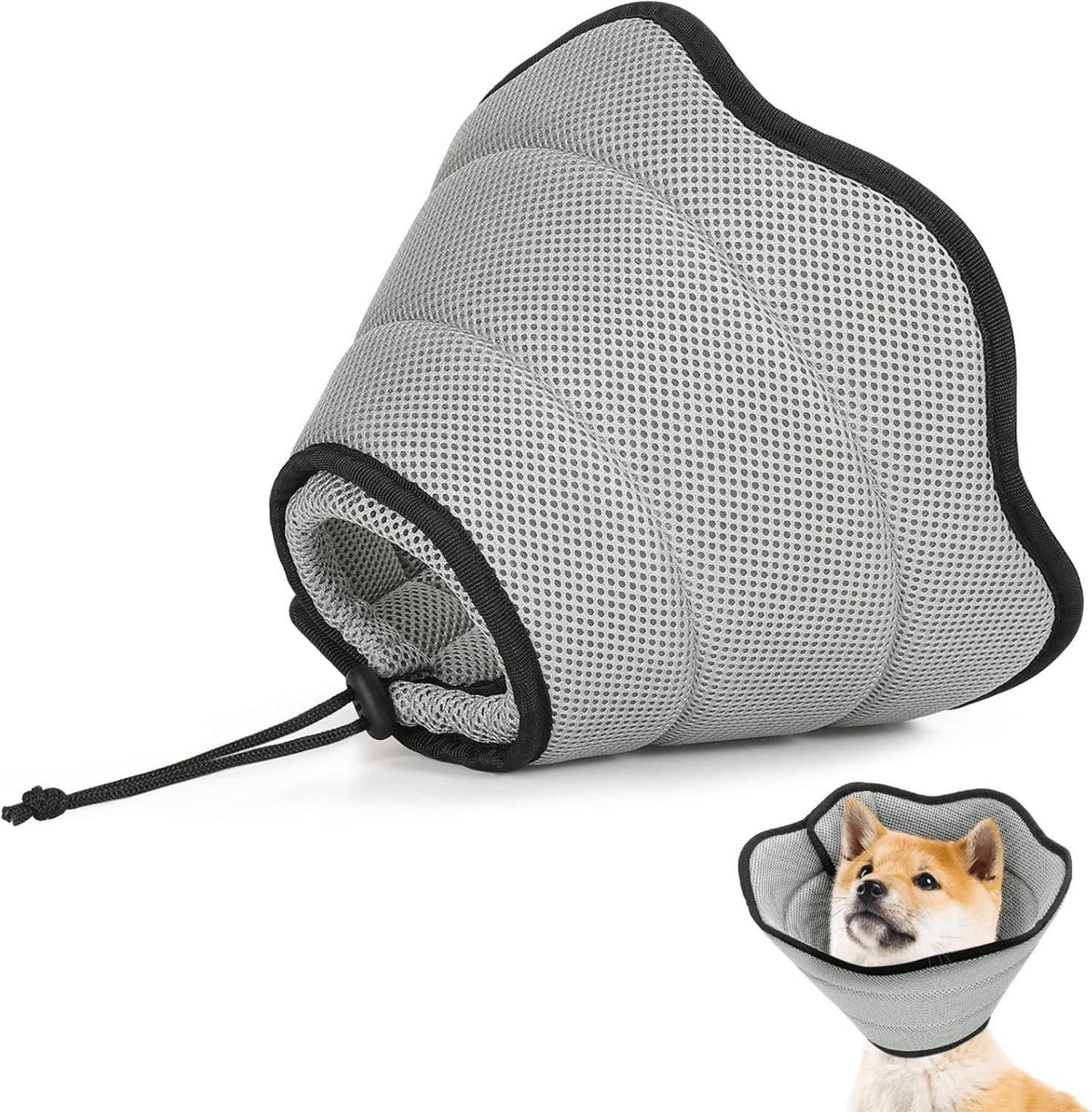 Halskrause Hund Leckschutz Weich Schutzhalsband Genesungshalsband