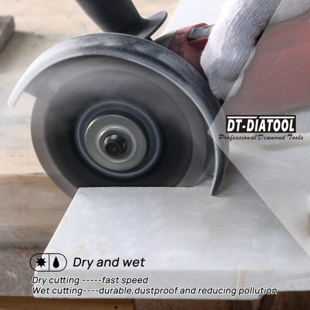Diamant-Trennscheibe 125mm Turbo für Granit, Beton, Marmor