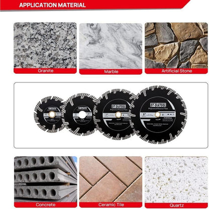 Diamant-Trennscheibe 125mm Turbo für Granit, Beton, Marmor