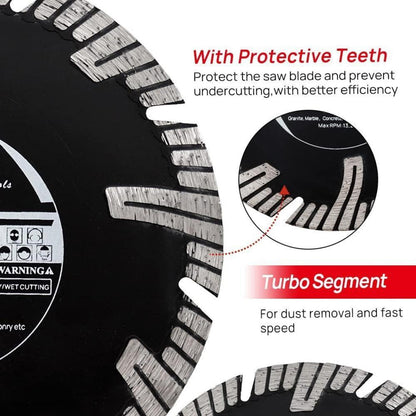Diamant-Trennscheibe 230mm Turbo für Granit & Beton