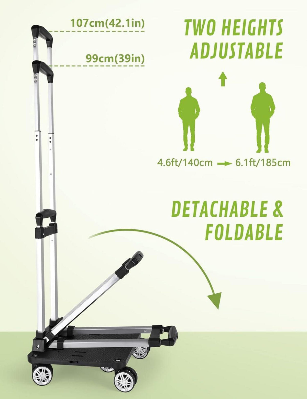 Hunderucksack Trolley 2in1 bis 10kg Katzenrucksack Rollen Grau