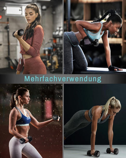 MENCIRO Kurzhanteln 2er Set 1KG - 5KG für Zuhause Fitness Krafttraining