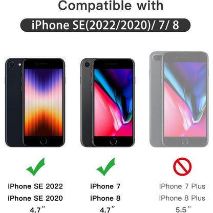 iPhone SE 3/2 8/7 4,7 Zoll Schutzfolie Panzer Glas Folie