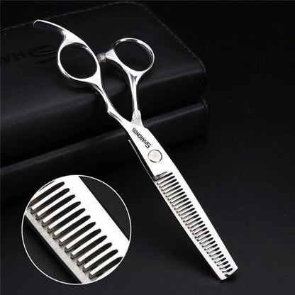Professionelle Friseurschere 6/6.5 Zoll – Set mit 3 Effilierschere