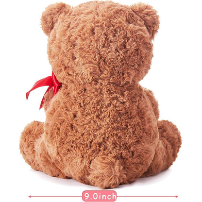 Teddybär Kuscheltier 27cm – Weiches Plüschtier mit Rosen