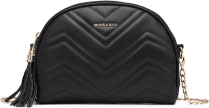 Umhängetasche Damen Crossbody Bag mittelgroß Goldene Hardware