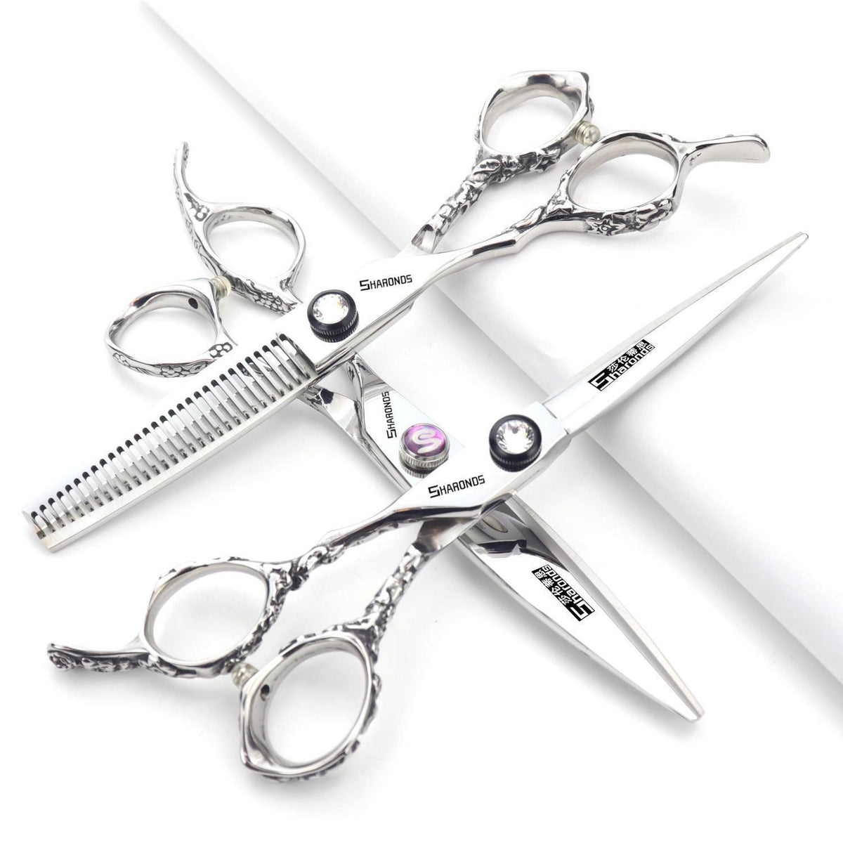 6-Zoll Linkshänder Friseurschere Set | Professionelle Haarschneidescheren