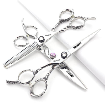 6-Zoll Linkshänder Friseurschere Set | Professionelle Haarschneidescheren