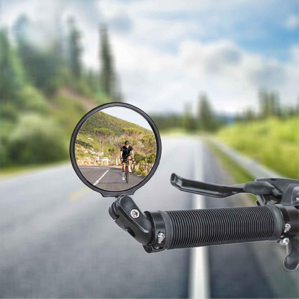 HD Mini Fahrradspiegel 360° Drehbar & Klappbar