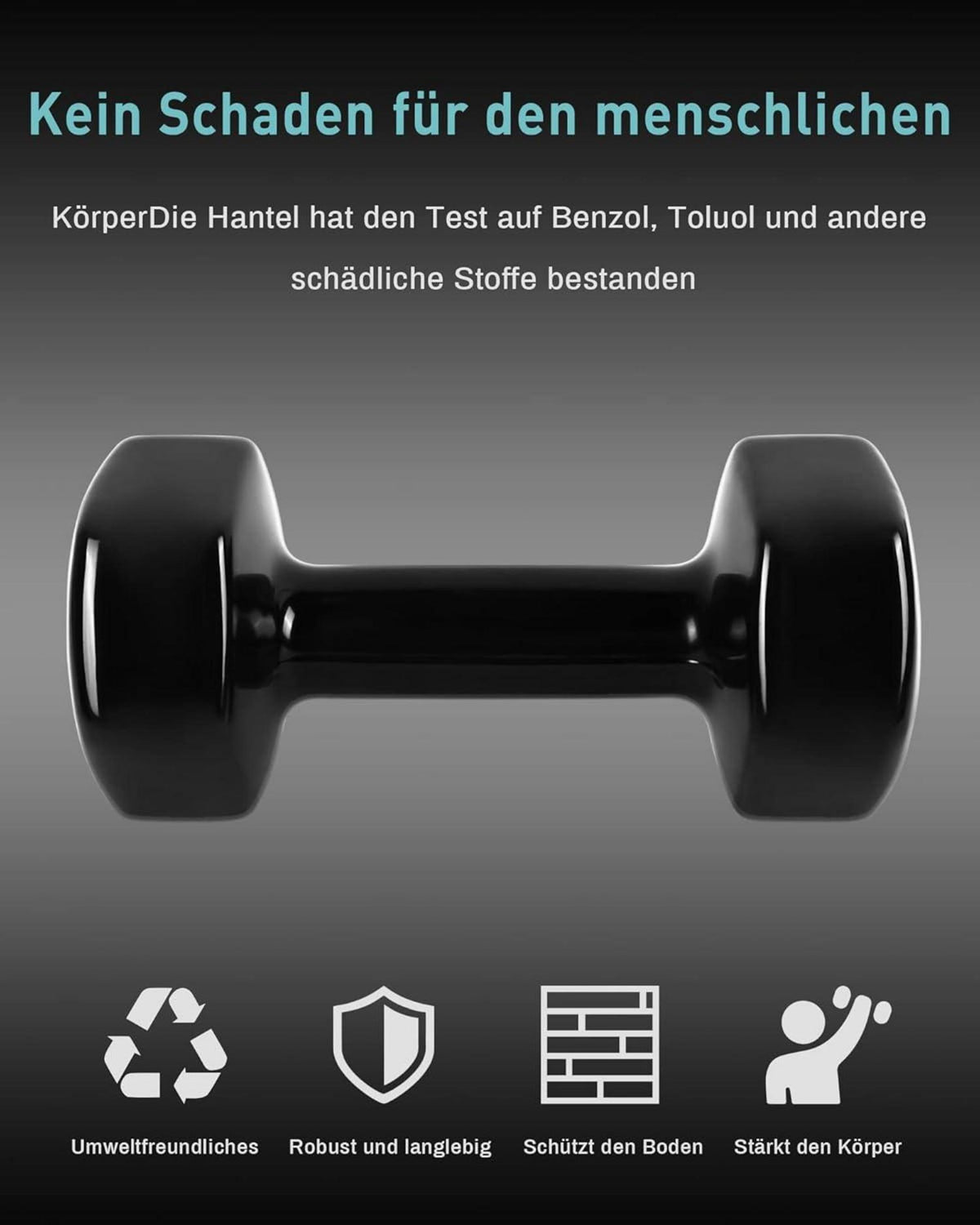 Kurzhantel Set 1-5KG Männer Frauen Fitness Zuhause Krafttraining