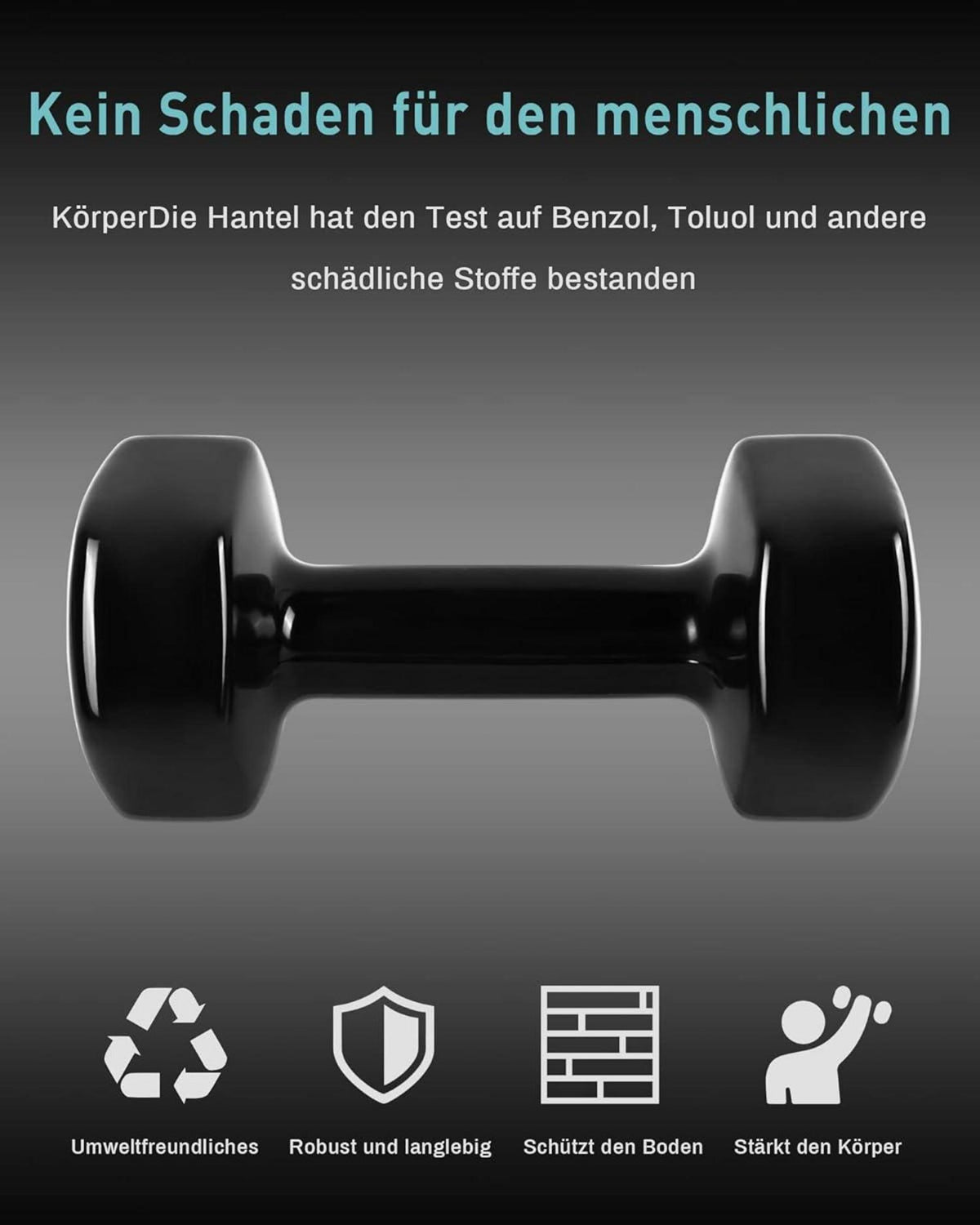 Kurzhanteln Set 1KG - 5KG für Zuhause Fitnessstudio Training