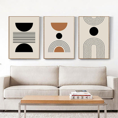 LYBOHO Leinwand Bilder Set, Moderne Abstrakt Kunstposter