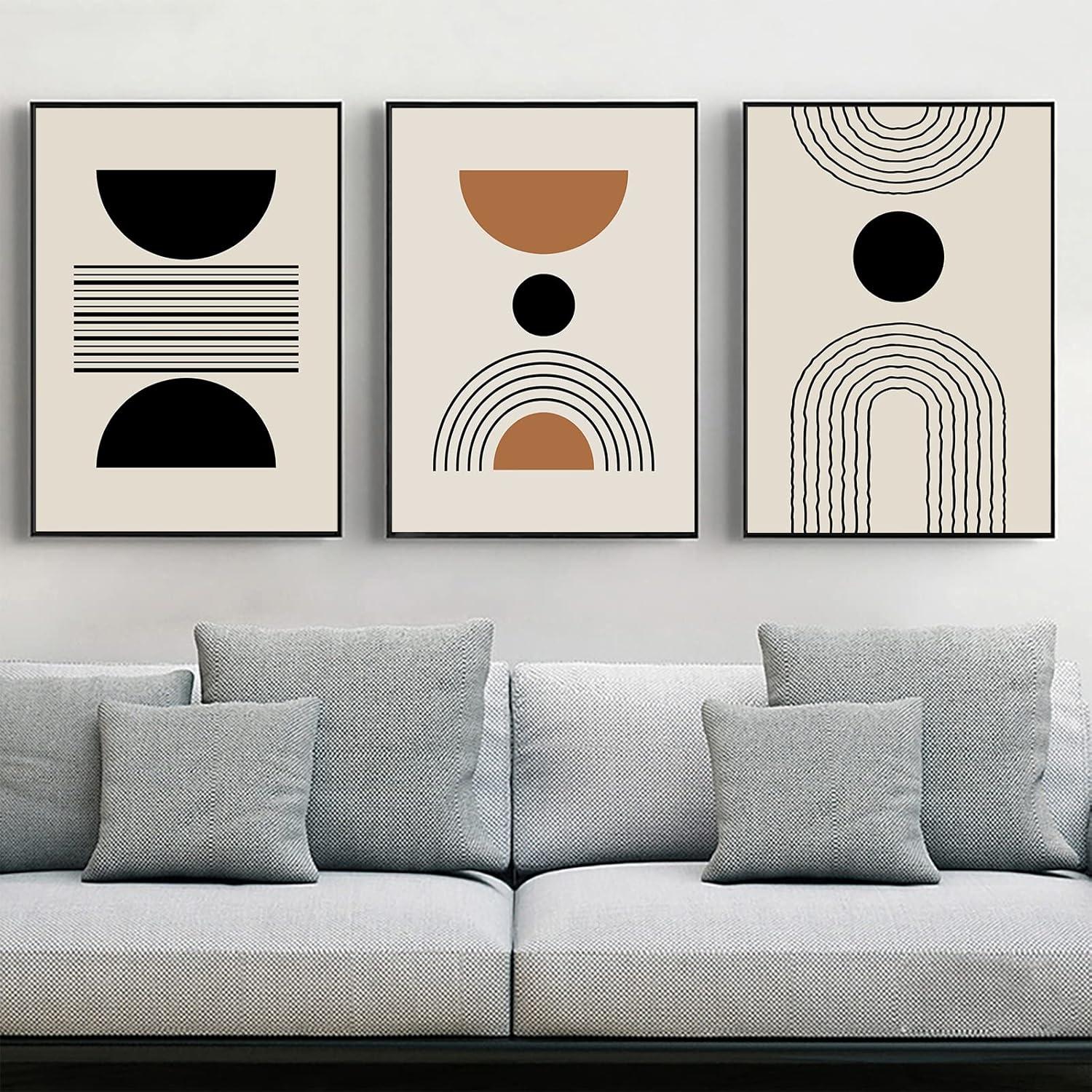 LYBOHO Leinwand Bilder Moderne Abstrakt Kunstposter Wohnzimmer 3-teilig