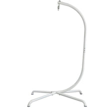 Eiserner Hängesessel-Ständer C-Frame 330 lbs Weiß
