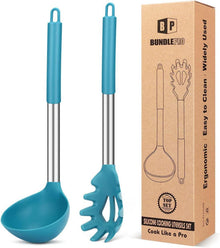 Silikon Gabel und Löffel Set Antihaft Küchenutensilien Spaghetti Sauce
