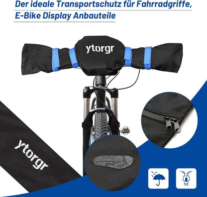 2er Set Fahrrad Lenkerschutzhülle - Wasserdicht, Robust, Universell einsetzbar
