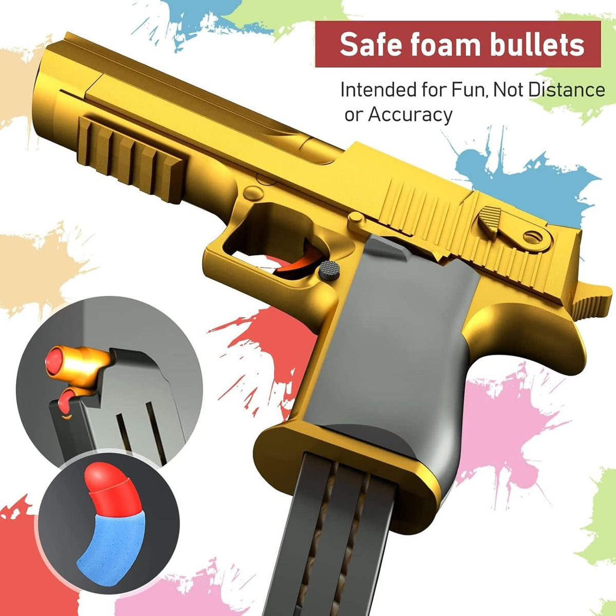 Spielzeug Pistole Schaumstoff-Blaster für Kinder, Gun Set