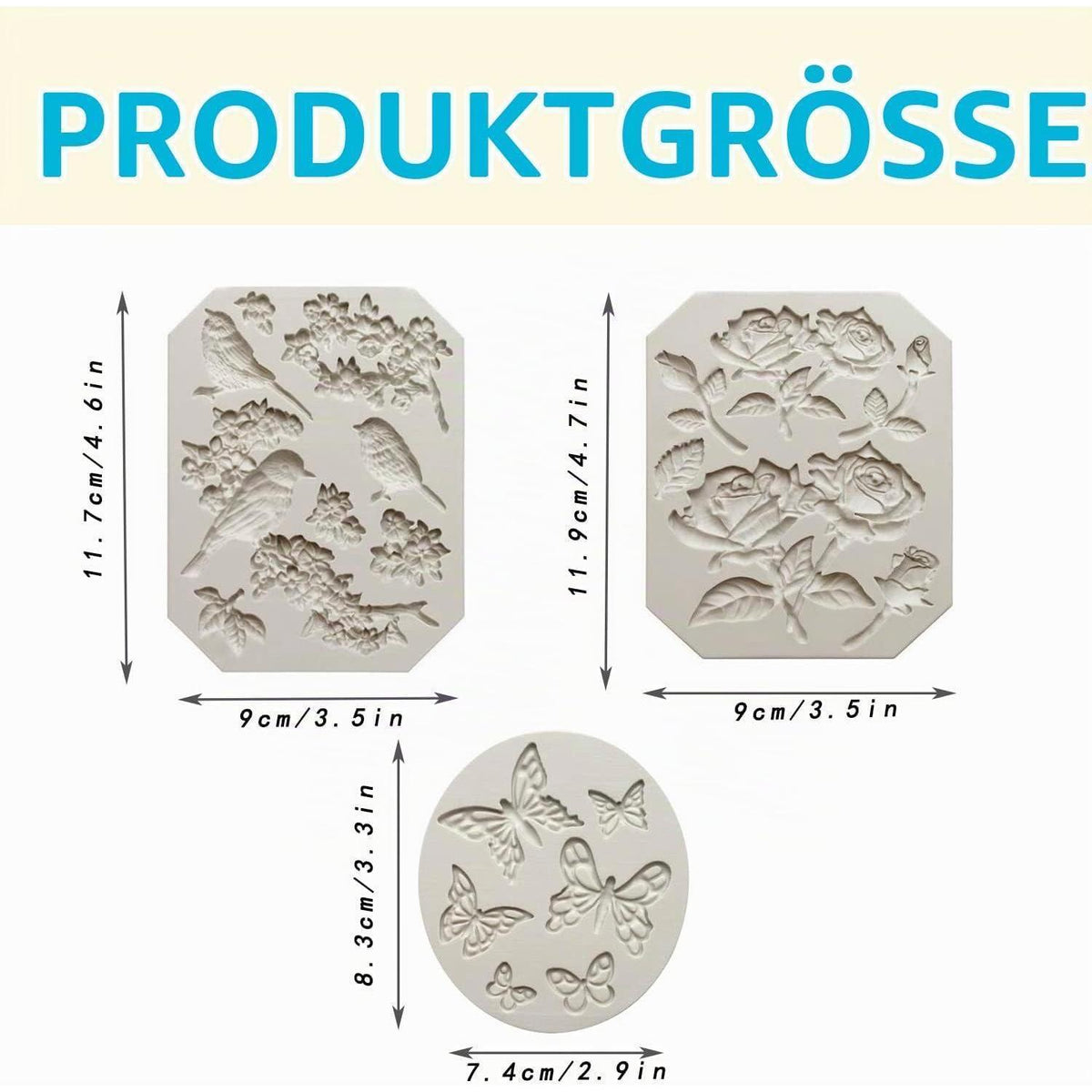 Silikon Backform für Kuchen & Schokolade – 3D Kuchendeko Form