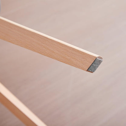 8 Esszimmerstühle Grau – Skandinavisches Design in Lederoptik