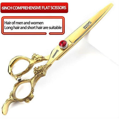 Japanische Friseurschere 6 Zoll – 3er Set | 440C Stahl | Profi Qualität
