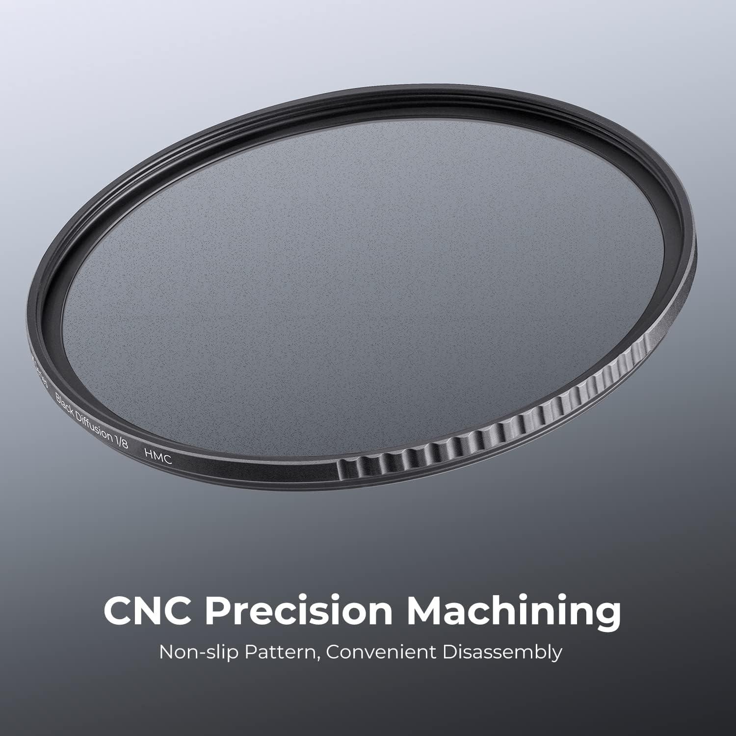 52mm Schwarz-Mistfilter 1/8 Nano-Beschichtung Optikglas