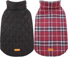 Hundemantel Winter Fleece Wasserdicht Warm 2XL Rot