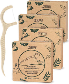200er Veganer Zahnseide-Stick Nachhaltige Dental Flosssticks