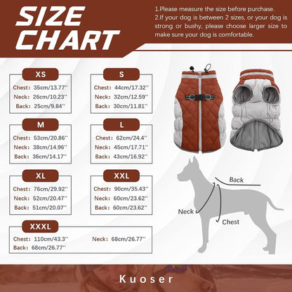Wasserdichter Hundemantel Winterjacke für Kleine Mittlere