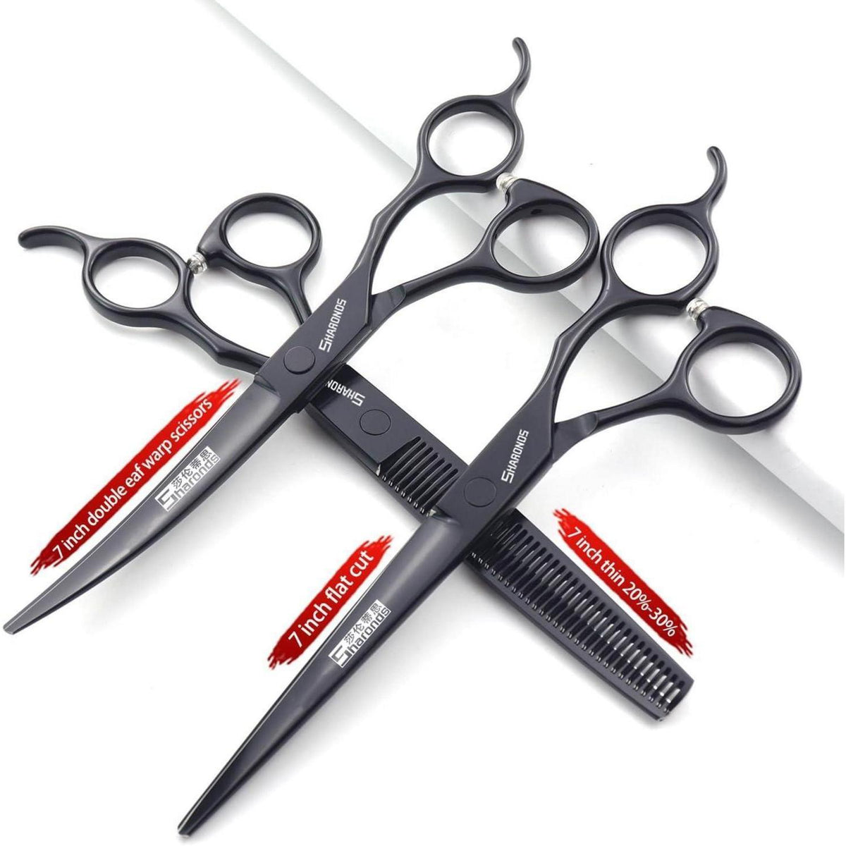 440C Edelstahl Friseurschere 6/6.5/7 Zoll Haarschneideschere