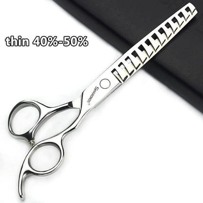 6.5 Zoll 440C Edelstahl Friseurschere Set - 6 Stück
