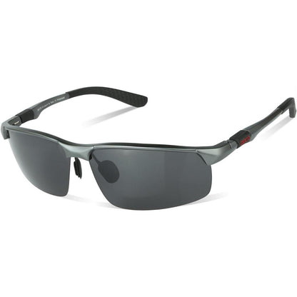 DUCO Herren Polarisierte Driving Sonnenbrille Al-Mg Rahmen