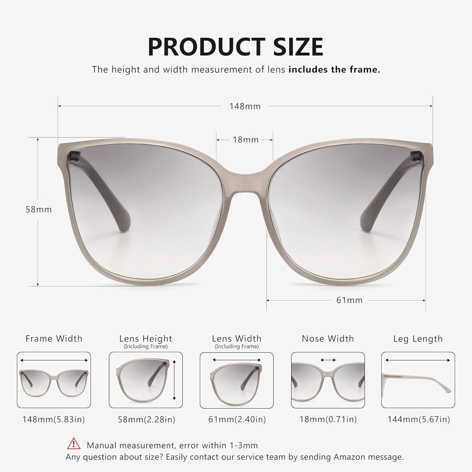 Übergroße Vintage Sonnenbrille Damen große Gläser modisch UV400