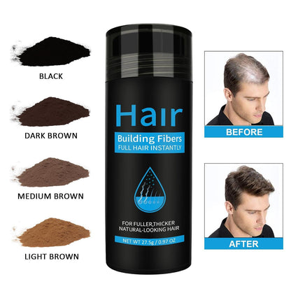 Schwarzes Faser-Haar-Pulver-Spray für dauerhafte Haarfaser-Ergebnisse