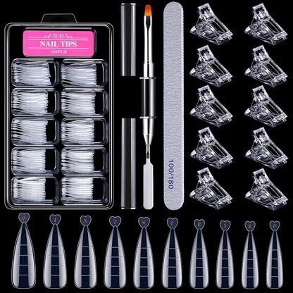 100x Nagelformen Set für Acryl & Polygel Modellage