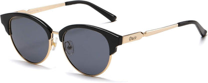 Polarisierte Designer-Sonnenbrille UV400 Schutz Großer Metallrahmen