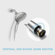 HOCHWERTIGER PVC-Duschschlauch 2,0 m Weiß - Flexibel und