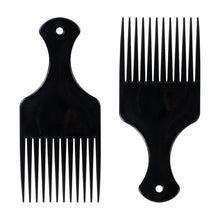 Lockenkamm Afro Kamm 2 Stück Schwarz Afro Haar Pick Haar Styling