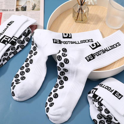 FANTESI 3 Paar Anti Rutsch Fußballsocken Sportsocken 39-46