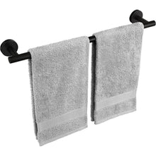 Handtuchhalter Edelstahl Schwarz 50cm Wandmontage