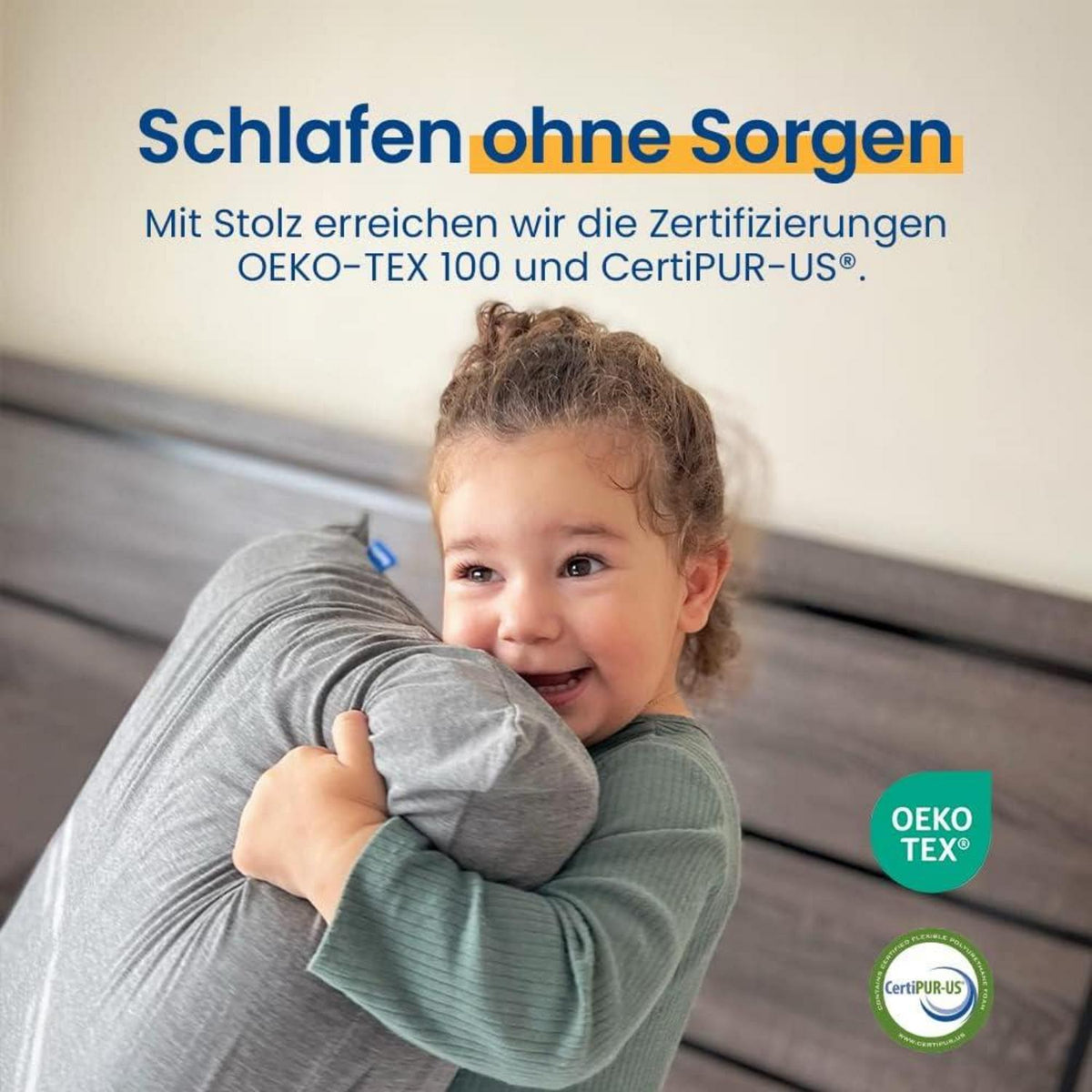Orthopädisches Memory Foam Nackenstützkissen für alle Schlafpositionen