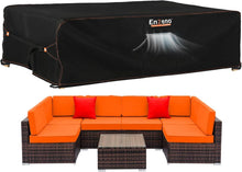 Enzeno Abdeckung Gartenmöbel 250x210x90cm Oxford Gewebe