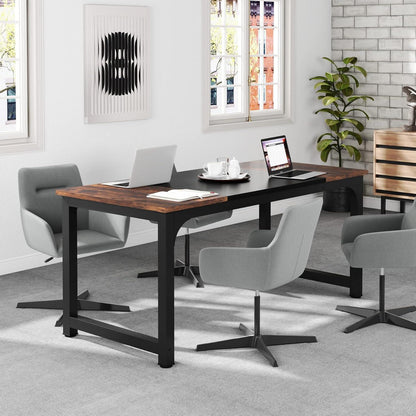Großer Schreibtisch 160x80cm – Rustikaler Bürotisch für Home Office