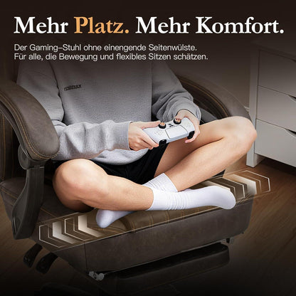 Dowinx Racing Gaming Stuhl mit Frühlingskissen und