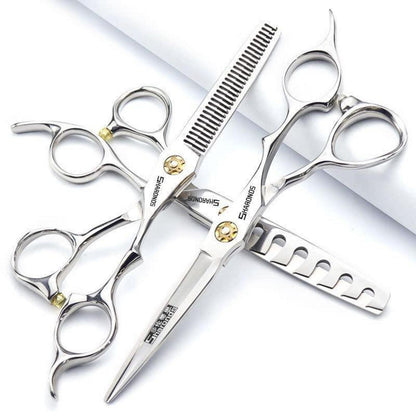 Fellschere Edelstahl 6 Zoll – 3er Set für Hunde & Katzen