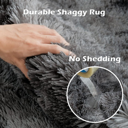 Wohnzimmer Teppich Groß Super Weich Waschbar Antirutsch Shaggy Teppich 150x240cm