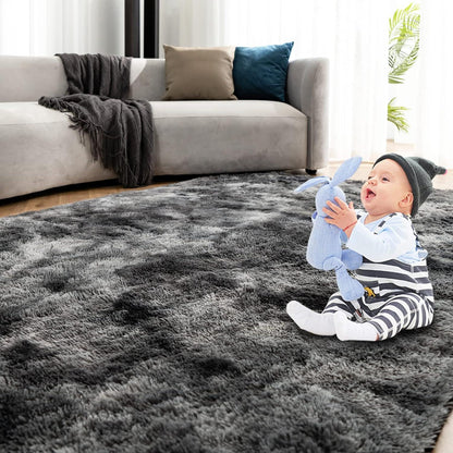 OMERAI Großer Teppich Super Weich Antirutsch Wohnzimmer Schlafzimmer Teppich 150x240cm