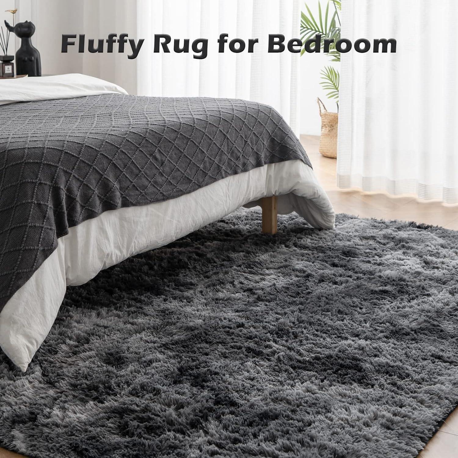 Hochflor Shaggy Teppich Kinderzimmer Wohnzimmer Teppich