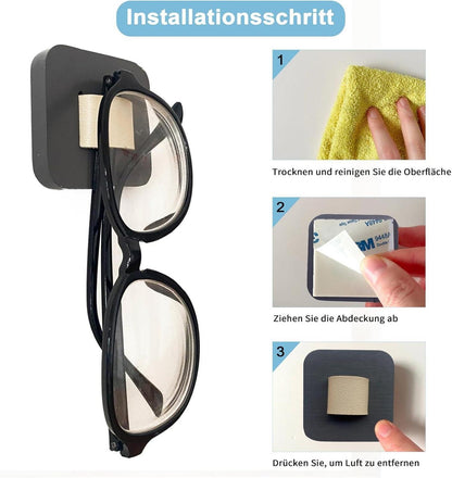 Sonnenbrillenhalter Wandmontage 2 Stücke Brillen Organizer Grey Brillen Display