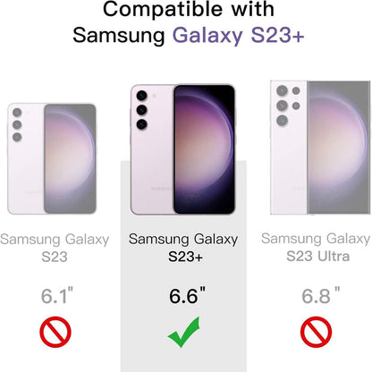 Samsung Galaxy S23+ 5G Schutzfolie 3er Pack HD Glas Displayfolie